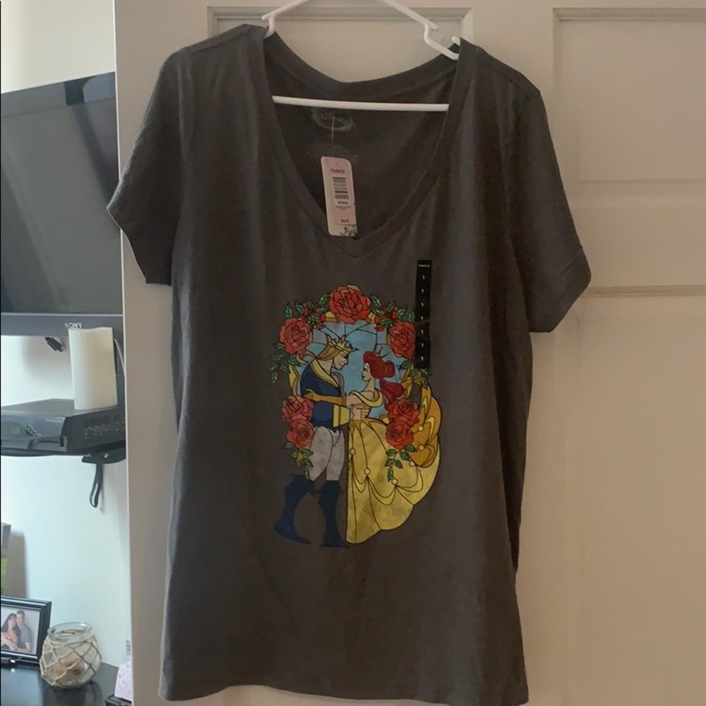 Torrid beauty and beast shirt NWT